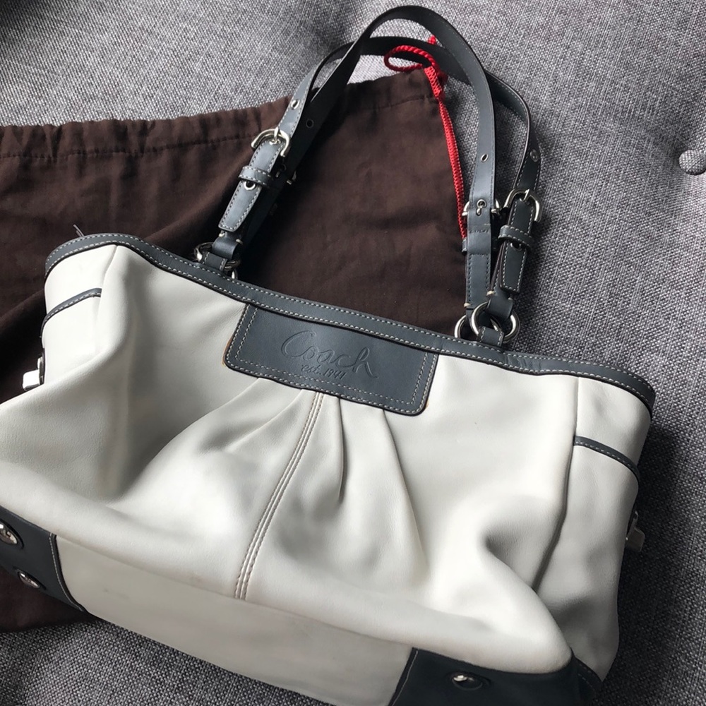 Authentic All Leather Coach Bag